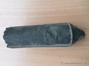 Antiquitäten: FUNDA METÁLICA (COBRE) PARA LLEVAR LA PIEDRA DE AFILAR EN EL CINTURÓN